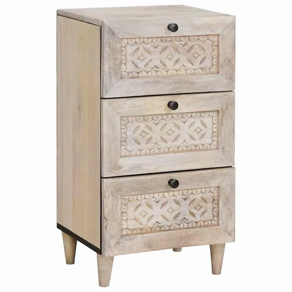 Buffet avec tiroir Blanc 33,5 x 40 x 75 cm