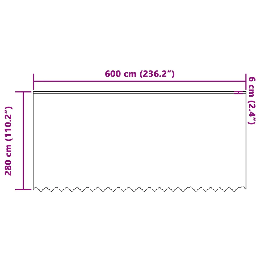 Rideau en Dentelle Floral Blanc 280 x 600 cm Polyester - 8