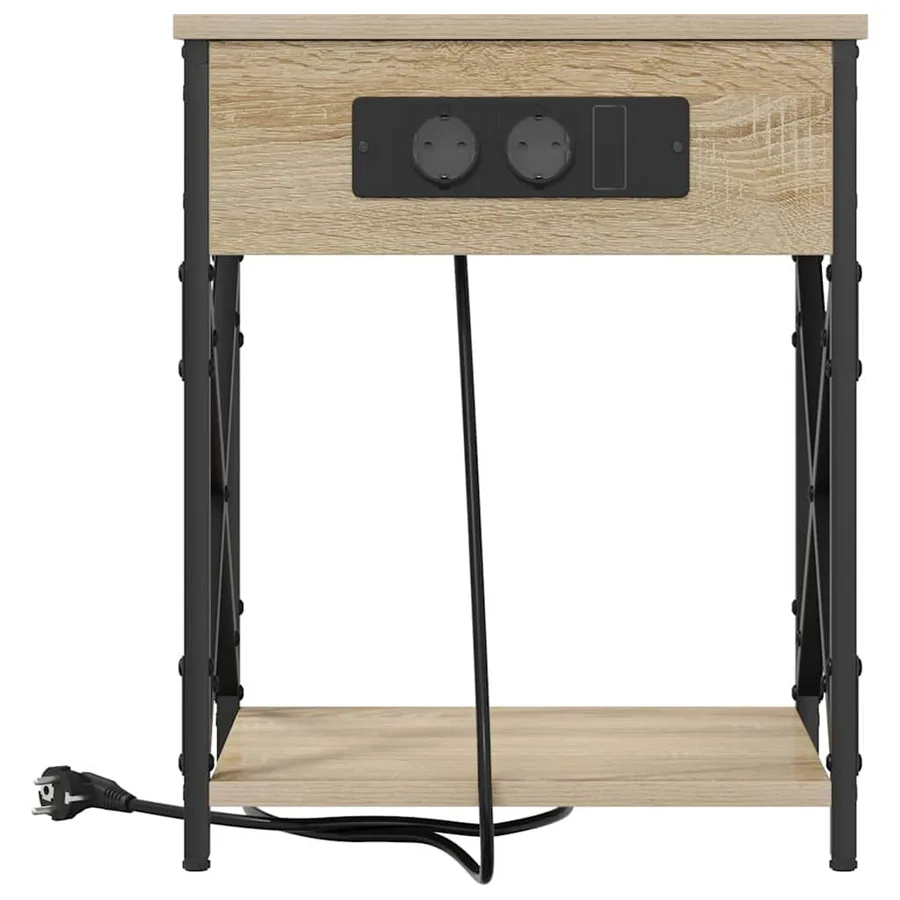 Cabinet de chevet Chêne Sonoma 41 x 31 x 51 cm - 5