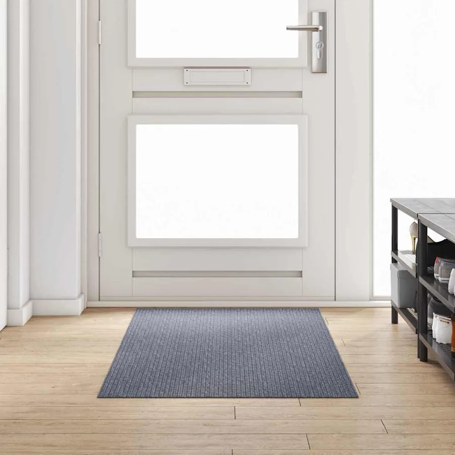 Tapis Couloir Gris clair 80 x 200 cm tissu
