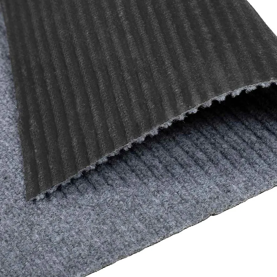 Tapis Couloir Gris clair 80 x 200 cm tissu - 6