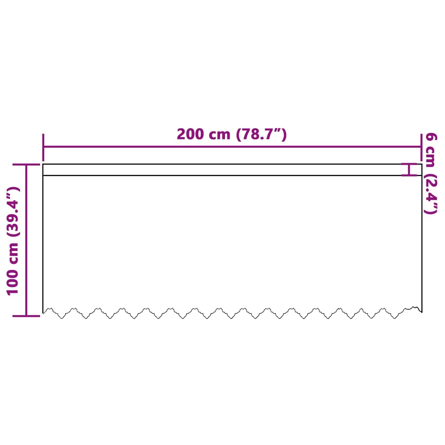 Rideau en Dentelle Floral Blanc 100 x 200 cm Polyester - 8