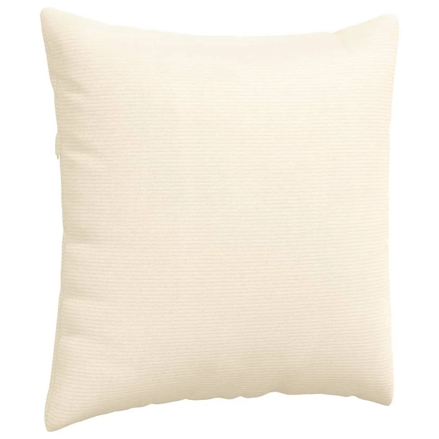 Coussins de canapé 2 pcs Crème 60 x 60 cm - 5