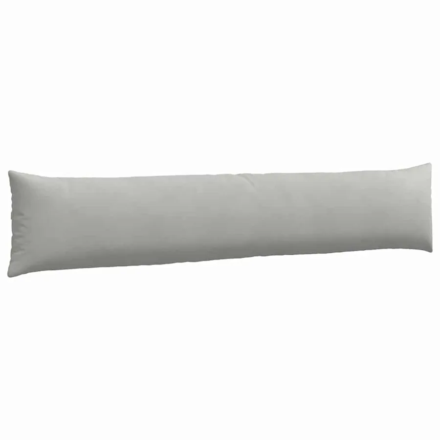 Coussins de canapé 2 pcs Gris clair 200 x 40 cm tissu - 5