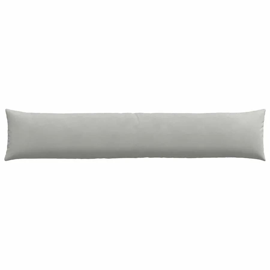 Coussins de canapé 2 pcs Gris clair 200 x 40 cm tissu - 6