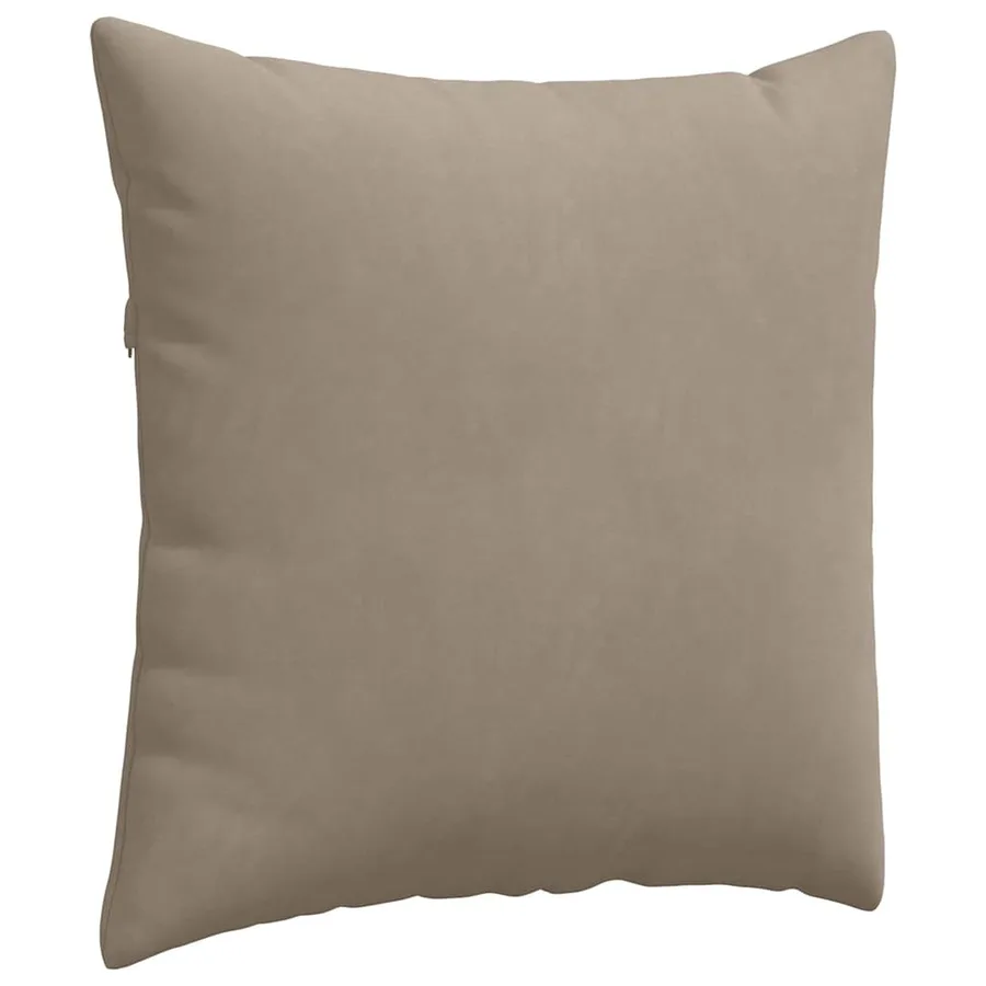 Coussins de canapé 2 pcs Taupe 80 x 80 cm tissu - 5