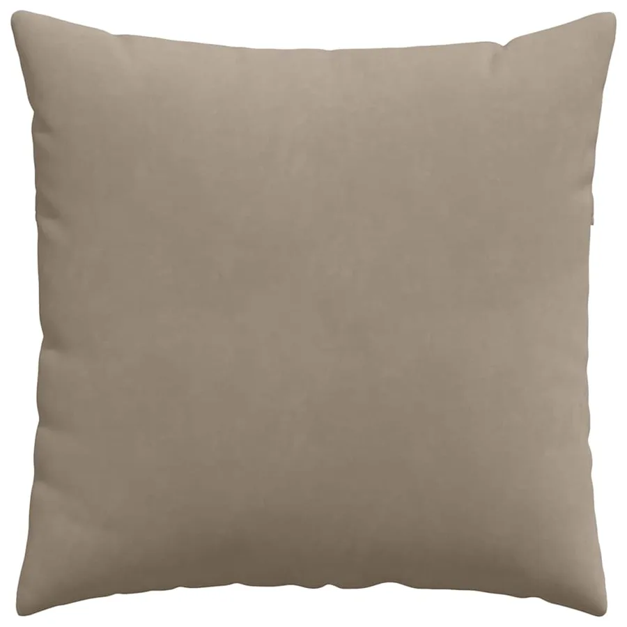 Coussins de canapé 2 pcs Taupe 80 x 80 cm tissu - 6
