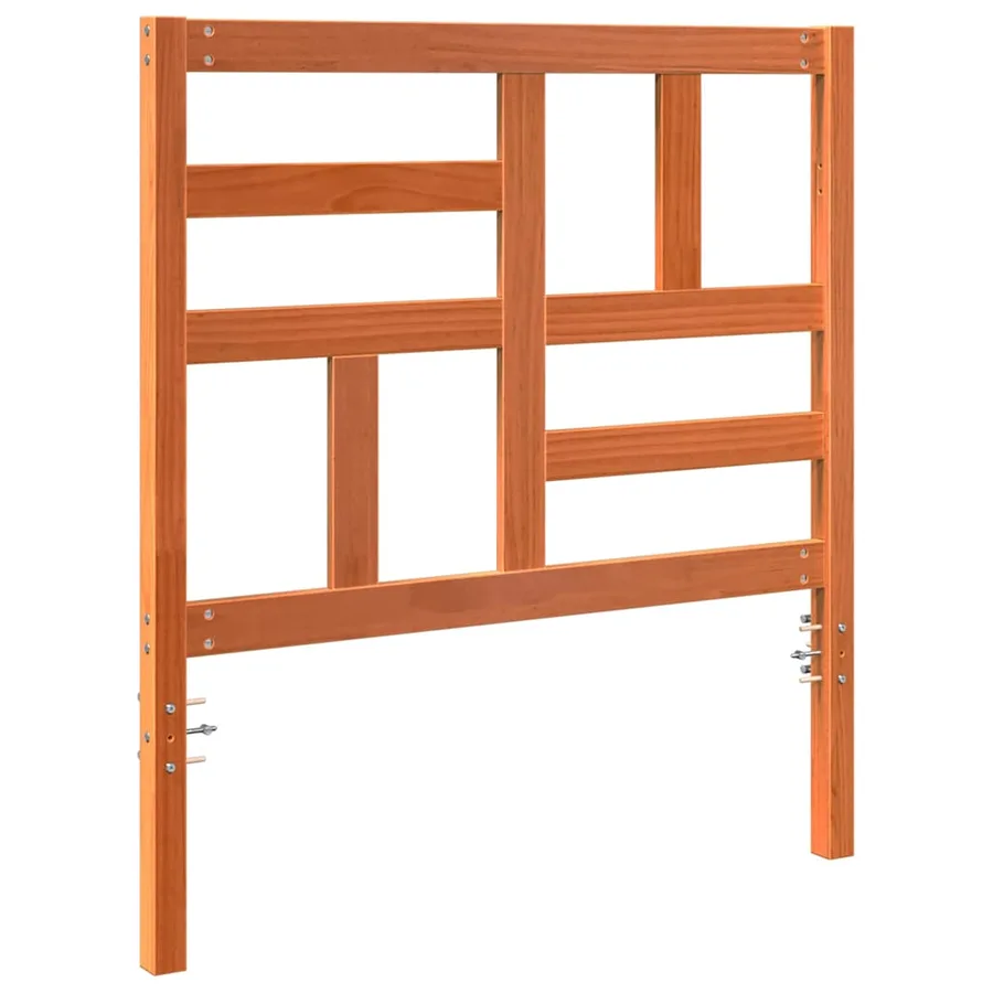 Tête de lit Brun cire 105,5 x 4 x 104 cm Pin massif - 6