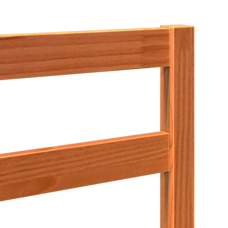 Tête de lit Brun cire 105,5 x 4 x 104 cm Pin massif - 7