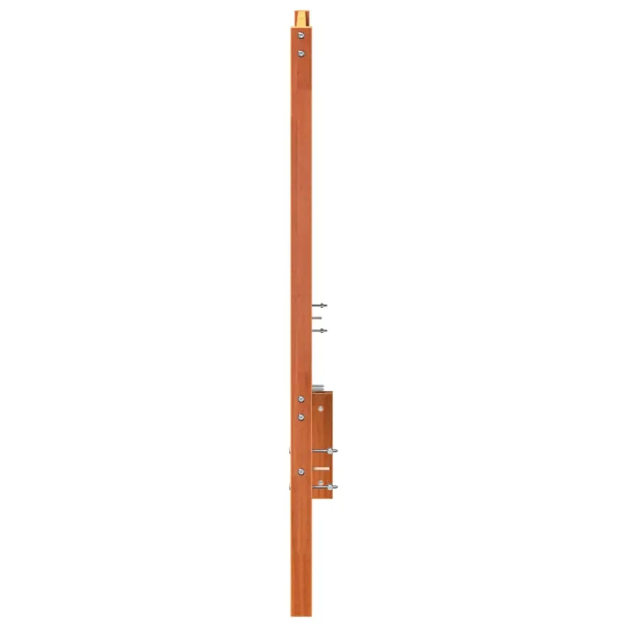 Tête de lit Brun cire 145,5 x 4 x 104 cm Pin massif - 5