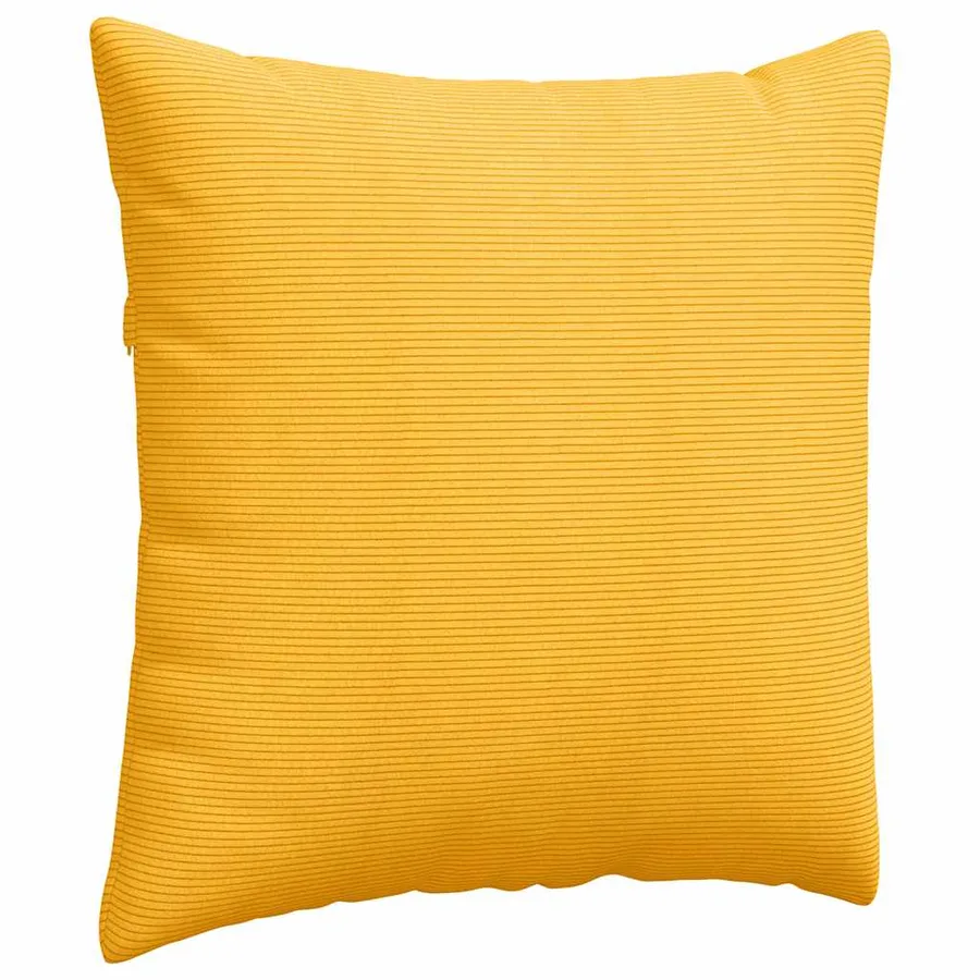 Coussins de canapé 2 pcs Jaune clair 80 x 80 cm - 5