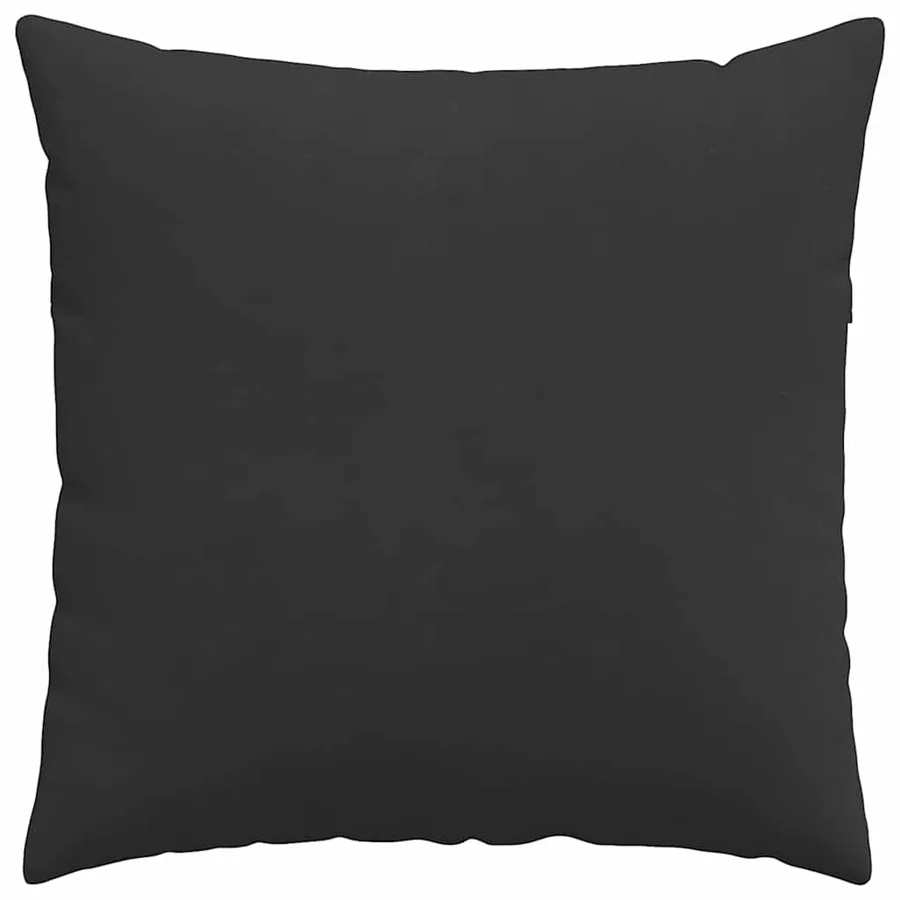 Coussins de canapé 2 pcs Noir 60 x 60 cm tissu - 6