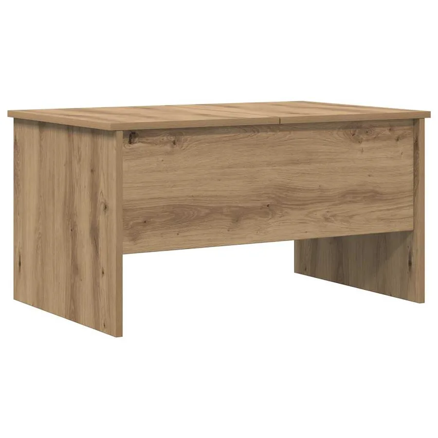 Table basse Chêne artisanal 102 x 50,5 x 46,5 cm - 2