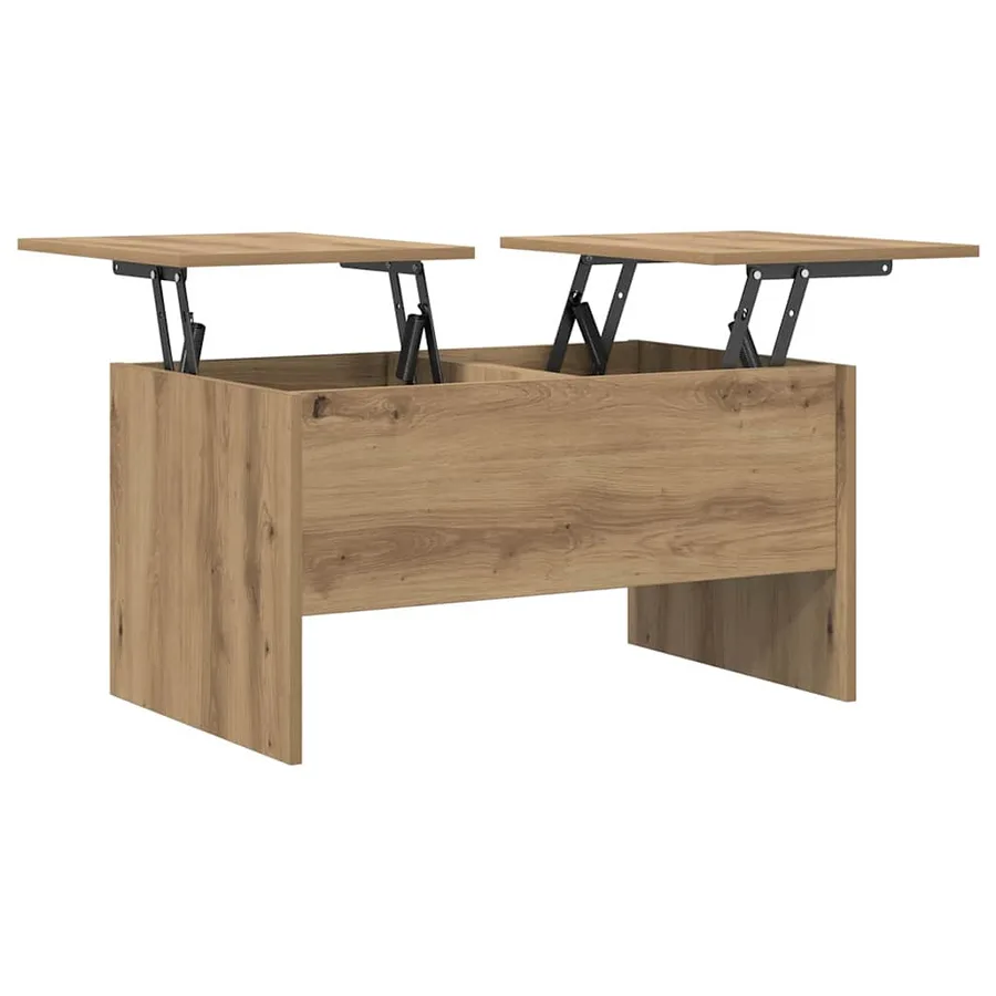 Table basse Chêne artisanal 102 x 50,5 x 46,5 cm - 5