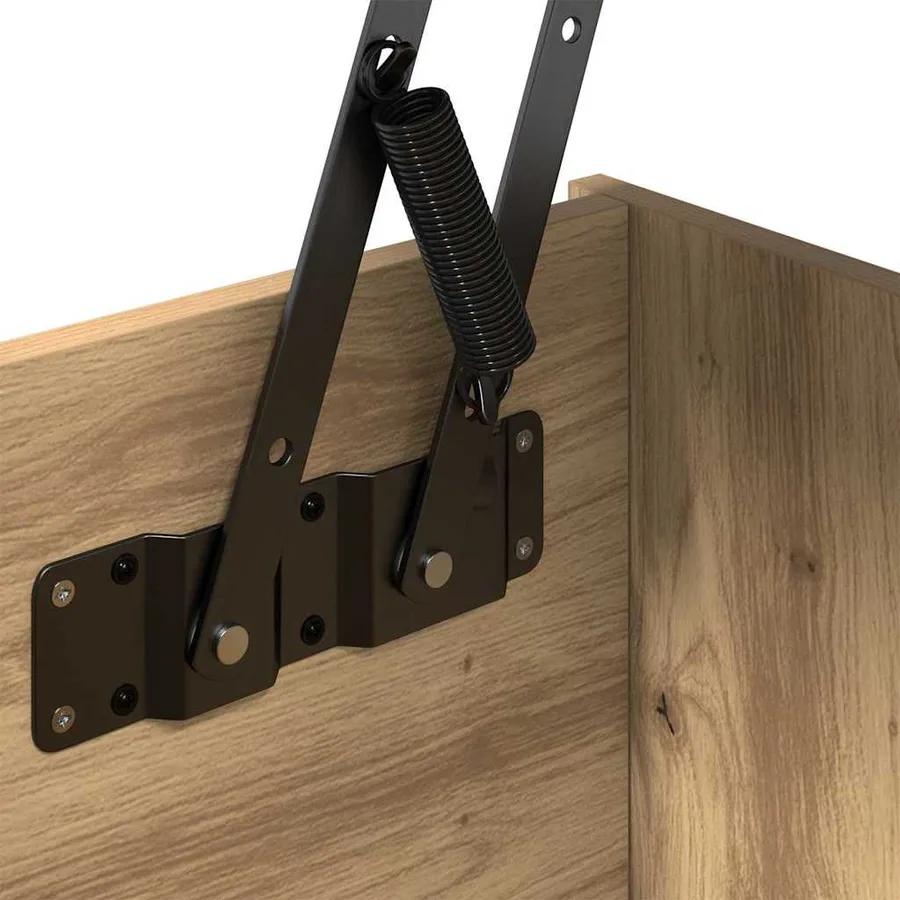 Table basse Chêne artisanal 102 x 50,5 x 46,5 cm - 9