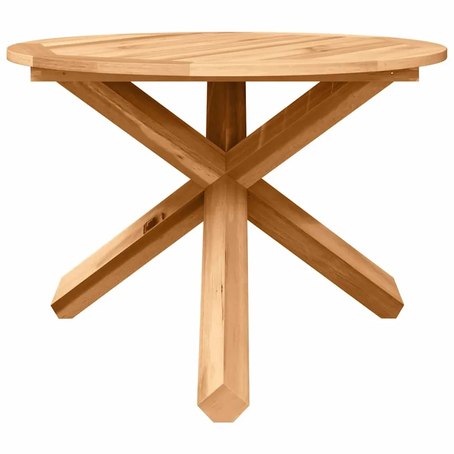 Ensemble de salle à manger pour jardin 5 pcs Naturel - 6