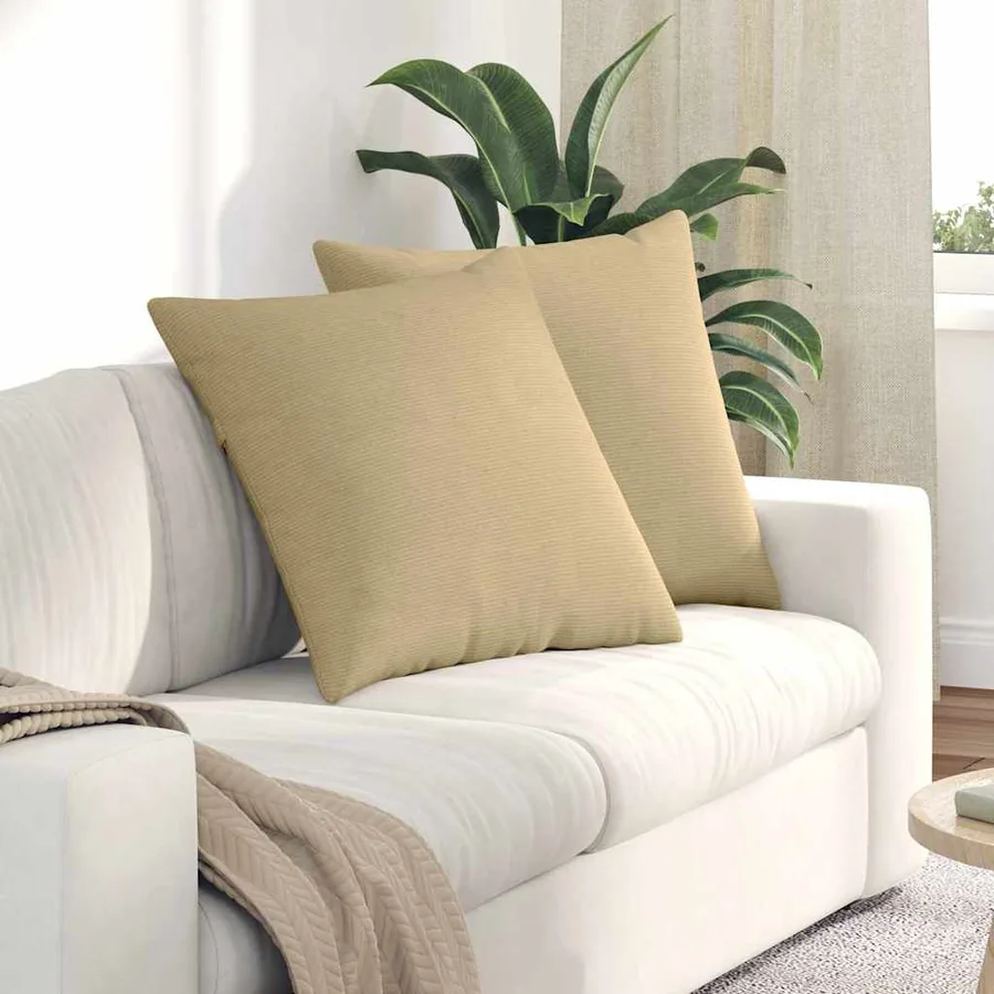Coussins de canapé 2 pcs Vert gris 60 x 60 cm