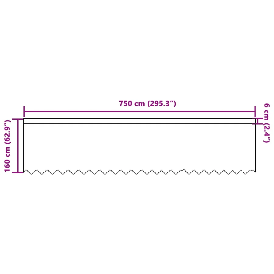 Rideau en Dentelle Floral Blanc 160 x 750 cm Polyester - 8