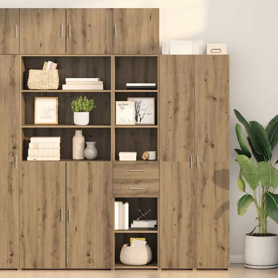 Haut Armoire Chêne artisanal 40 x 42,5 x 185 cm