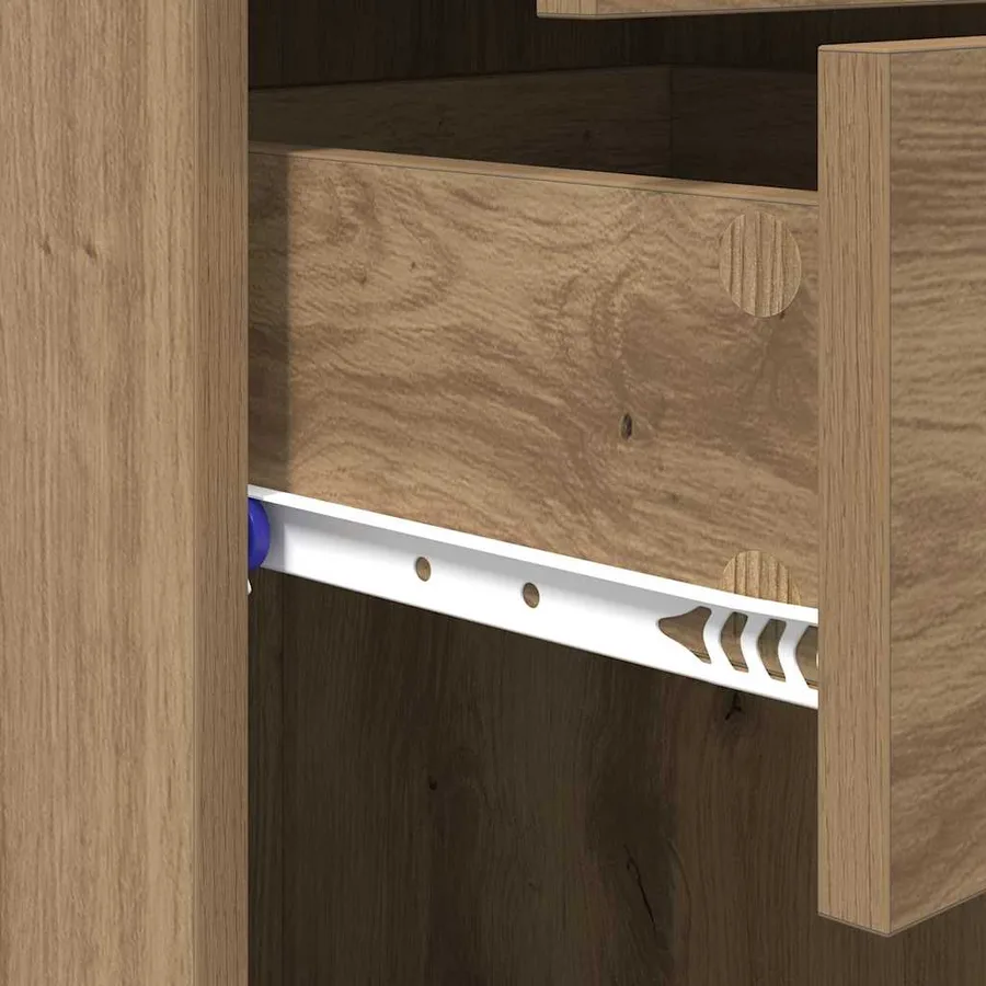 Haut Armoire Chêne artisanal 40 x 42,5 x 185 cm - 10