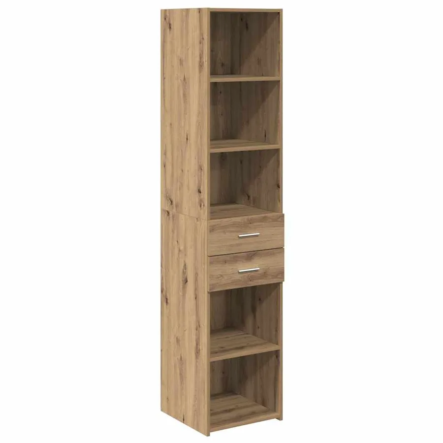 Haut Armoire Chêne artisanal 40 x 42,5 x 185 cm - 2