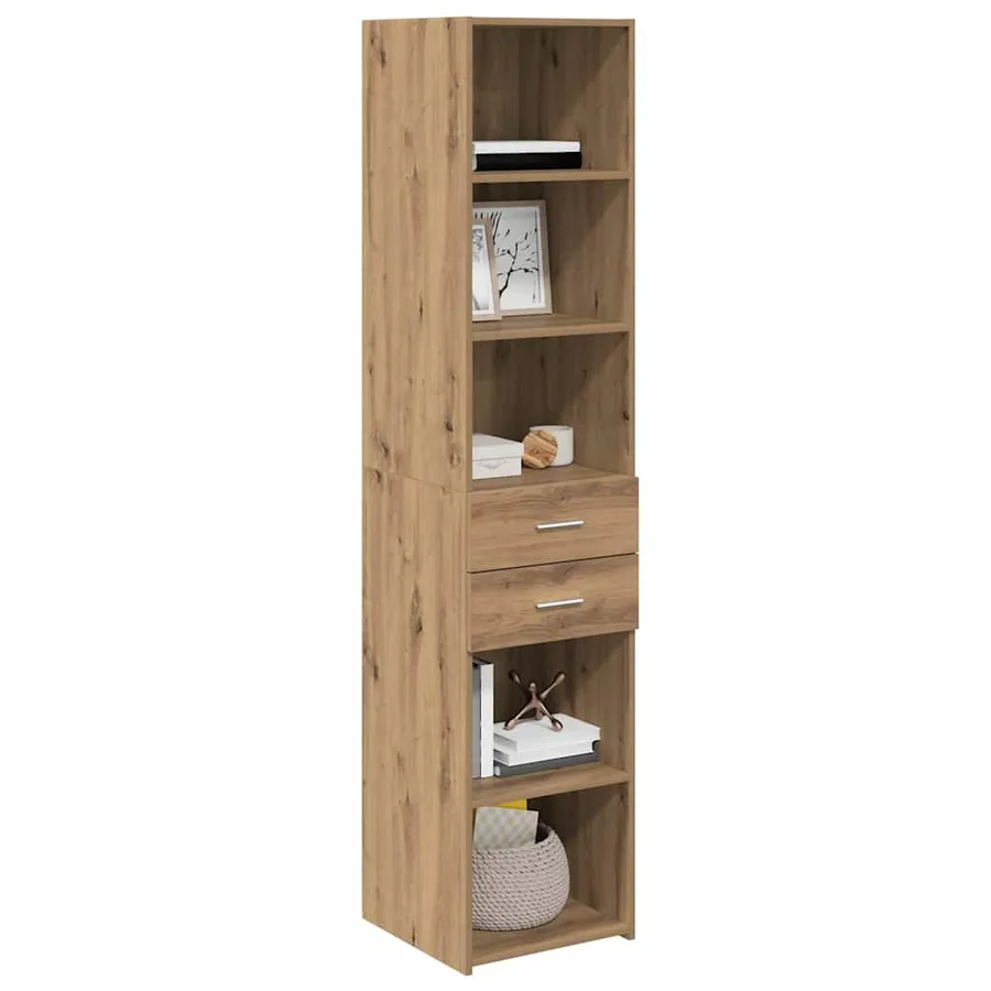 Haut Armoire Chêne artisanal 40 x 42,5 x 185 cm - 3