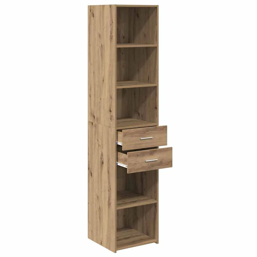 Haut Armoire Chêne artisanal 40 x 42,5 x 185 cm - 5