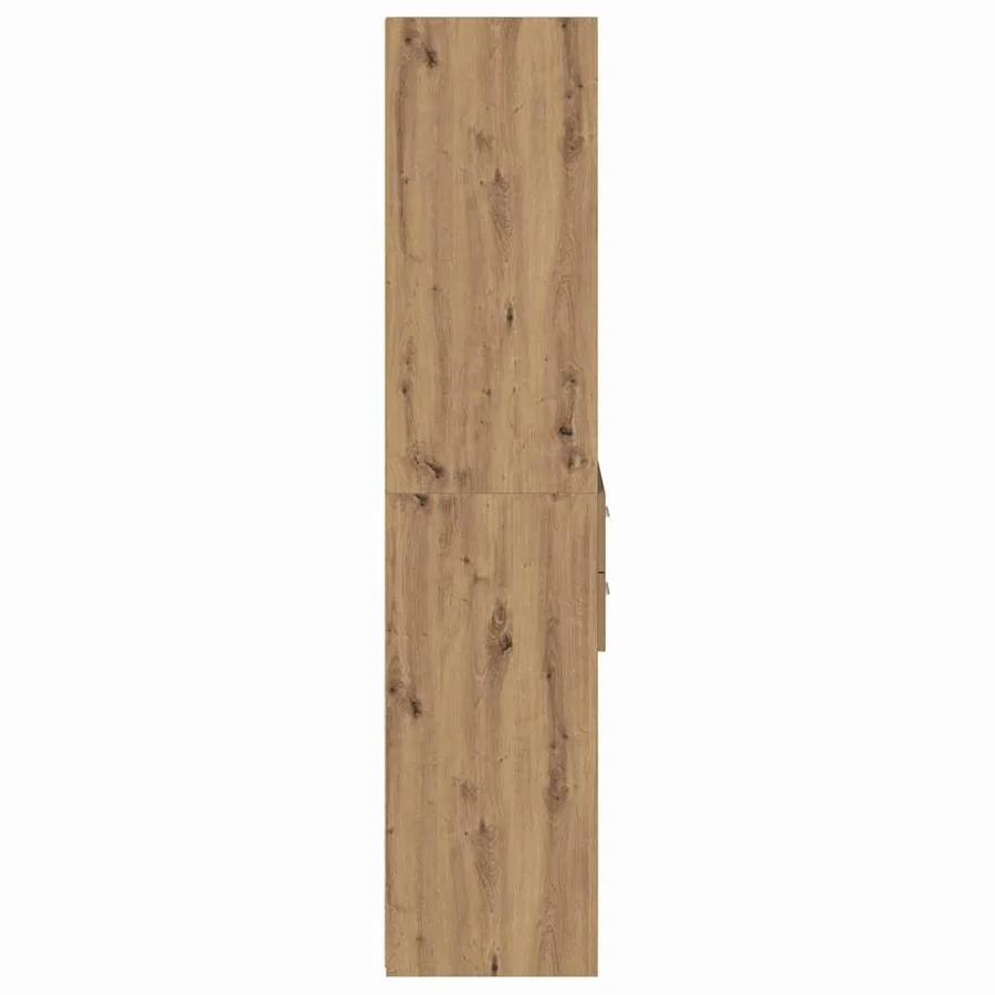 Haut Armoire Chêne artisanal 40 x 42,5 x 185 cm - 7