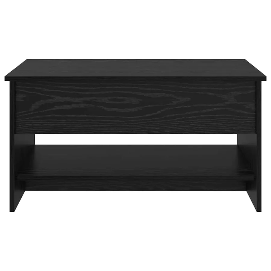 Table basse Chêne noir 80 x 50,5 x 41,5 cm Bois d'ingénierie - 6