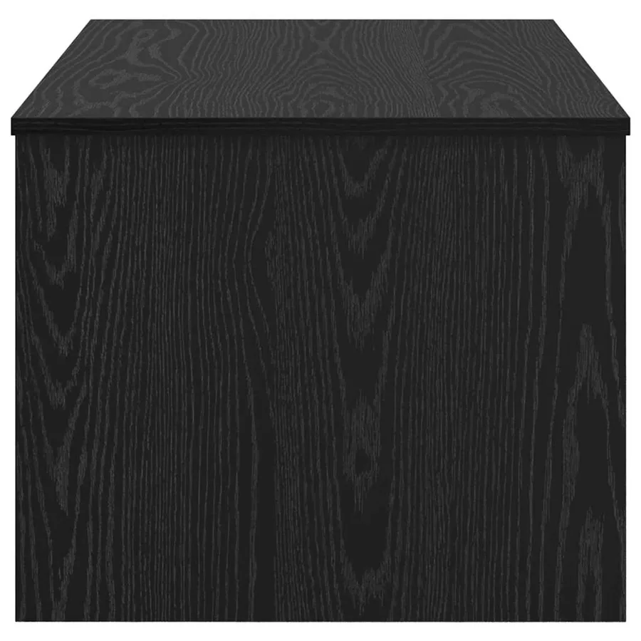 Table basse Chêne noir 80 x 50,5 x 41,5 cm Bois d'ingénierie - 7