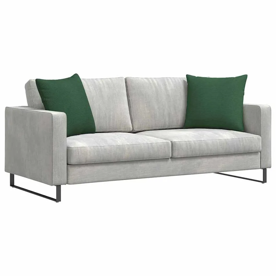 Coussins de canapé 2 pcs Vert foncé 50 x 50 cm - 3