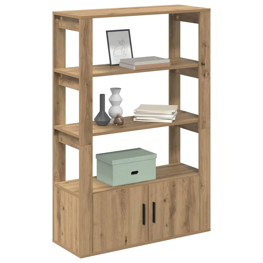Buffet chêne artisanal 30 x 80 x 119.5 cm Bois d'ingénierie - 3