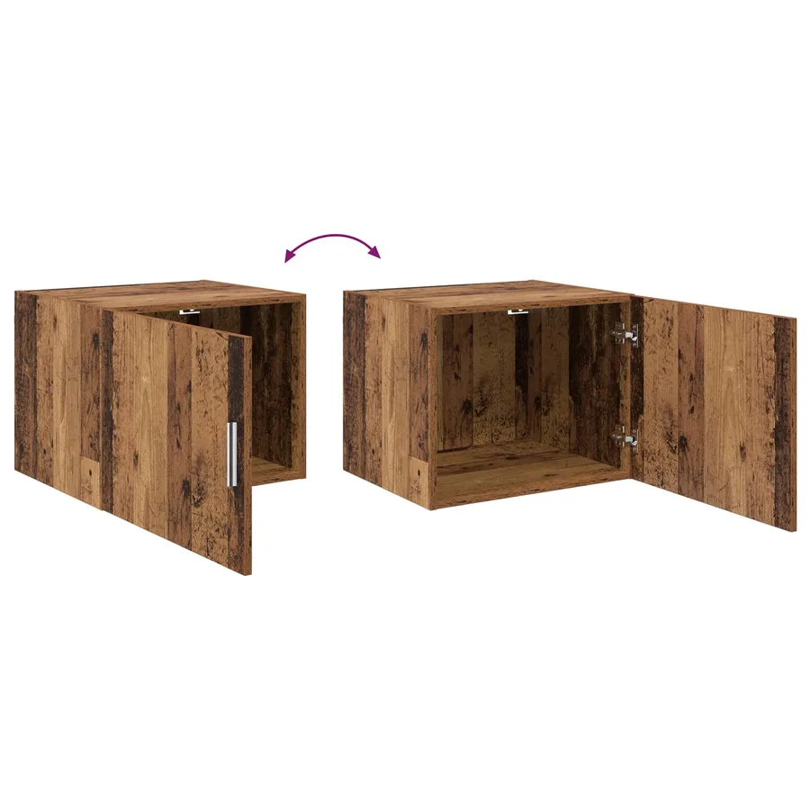 Buffet 2 pcs Bois ancien 50 x 41 x 225 cm - 13