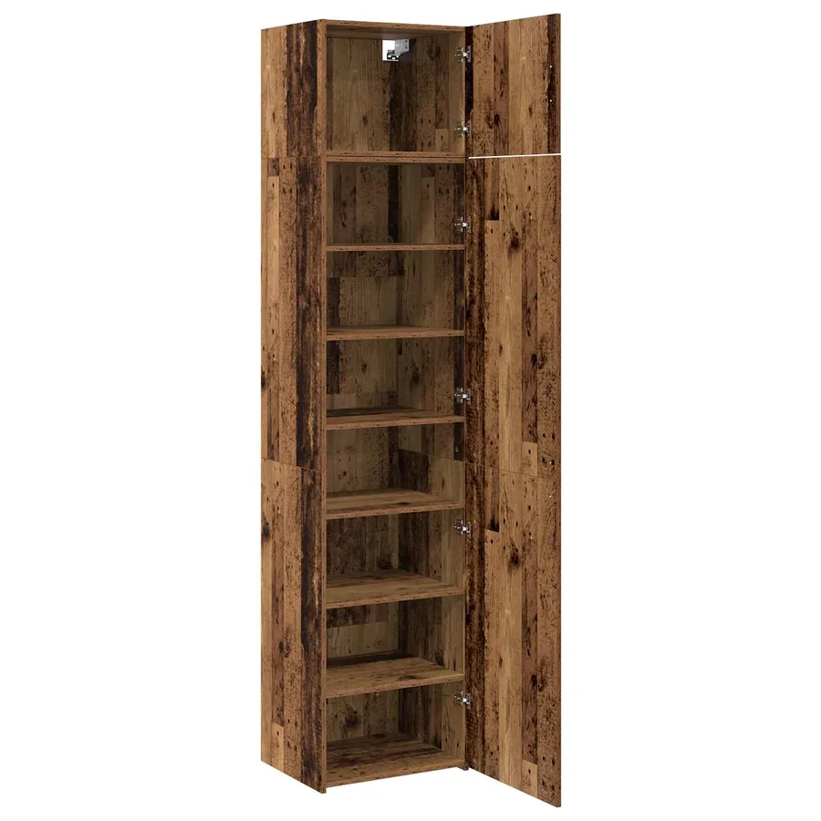 Buffet 2 pcs Bois ancien 50 x 41 x 225 cm - 5