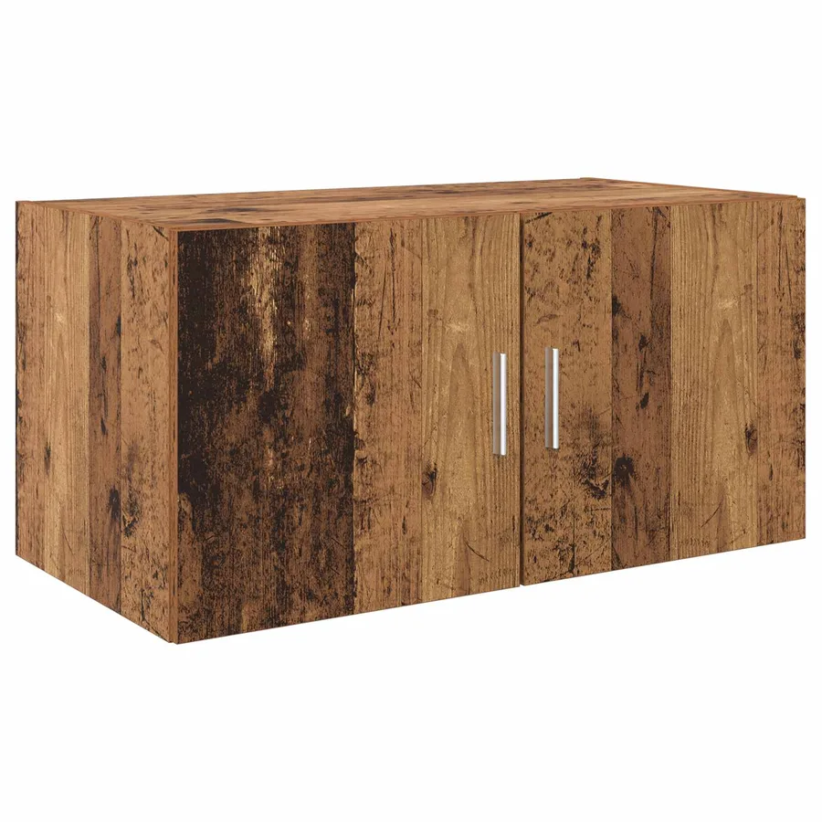 Armoire de rangement 2 pcs Bois ancien 80 x 42,5 x 225 cm - 6