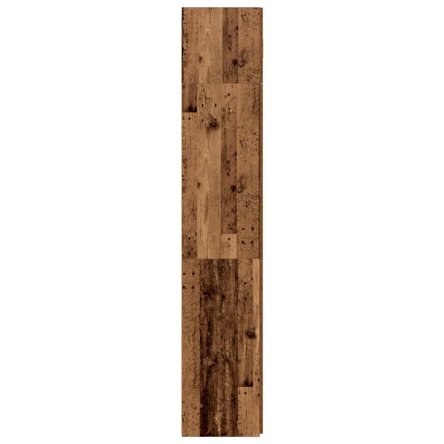 Armoire de rangement 2 pcs Bois ancien 80 x 42,5 x 225 cm - 9