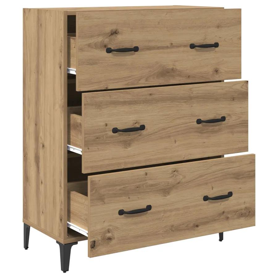 Buffet Chêne artisanal 69,5 x 34 x 90 cm - 5