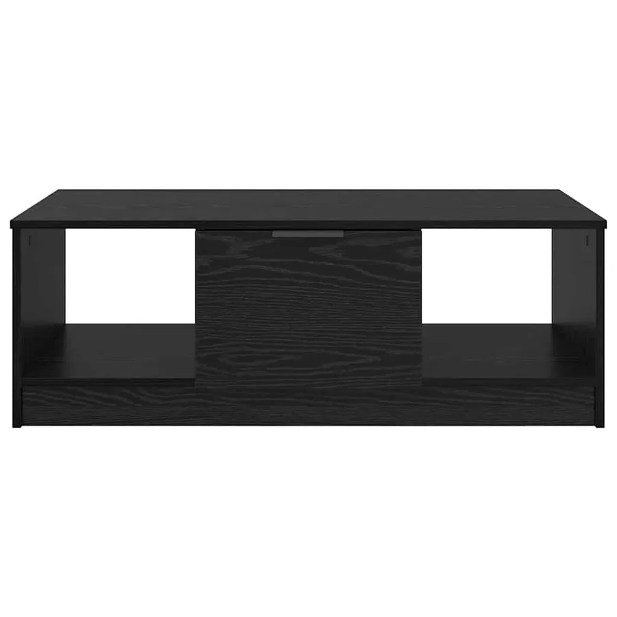 Table basse Chêne noir 102 x 50 x 36cm Bois d'ingénierie - 6