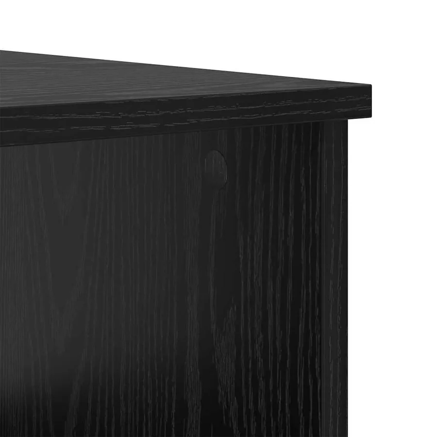 Table basse Chêne noir 102 x 50 x 36cm Bois d'ingénierie - 9