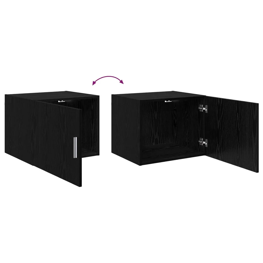 Buffet 2 pcs Chêne noir 50 x 41 x 225 cm - 13