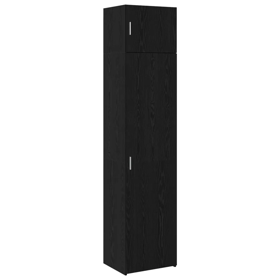 Buffet 2 pcs Chêne noir 50 x 41 x 225 cm - 2