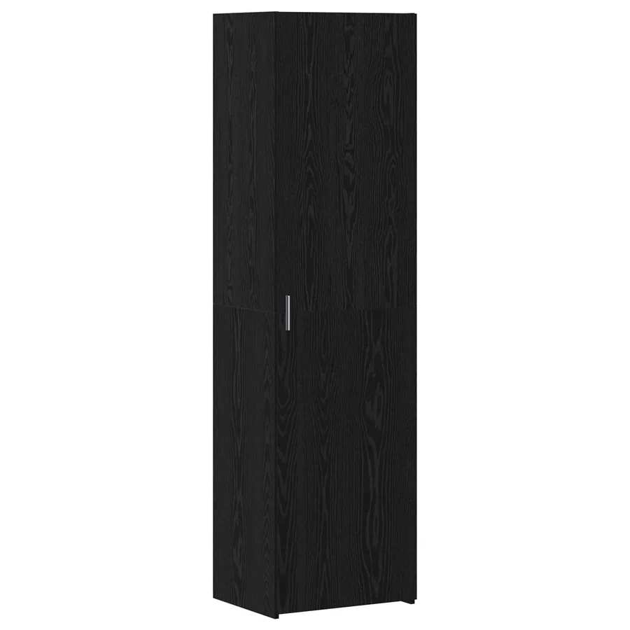 Buffet 2 pcs Chêne noir 50 x 41 x 225 cm - 7