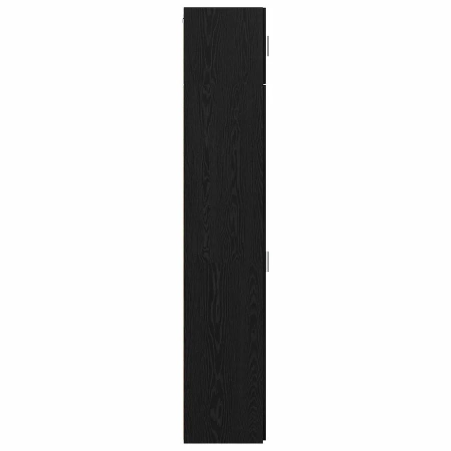 Buffet 2 pcs Chêne noir 50 x 41 x 225 cm - 9