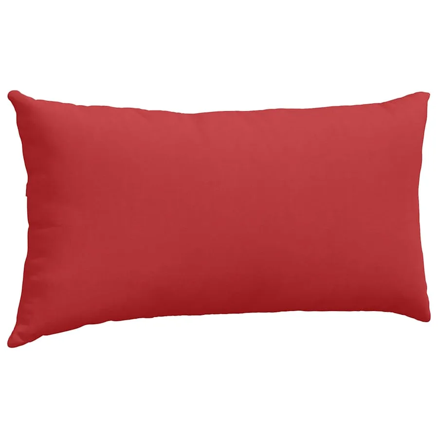 Coussins de canapé 2 pcs Rouge 80 x 40 cm tissu - 5