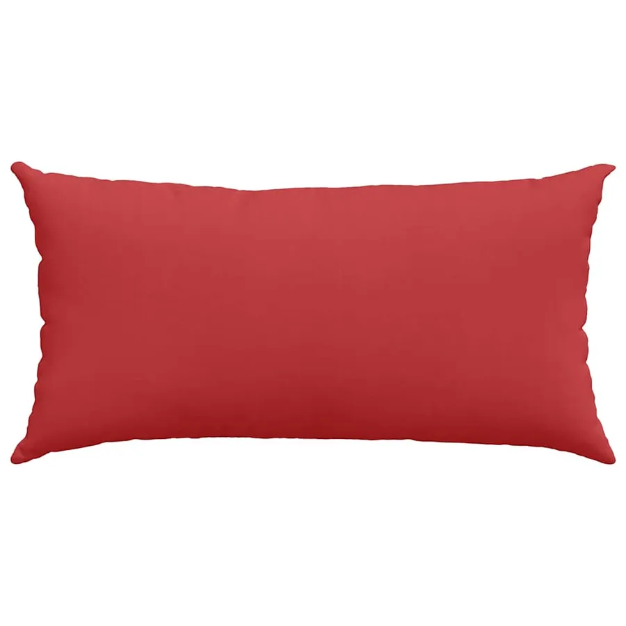 Coussins de canapé 2 pcs Rouge 80 x 40 cm tissu - 6