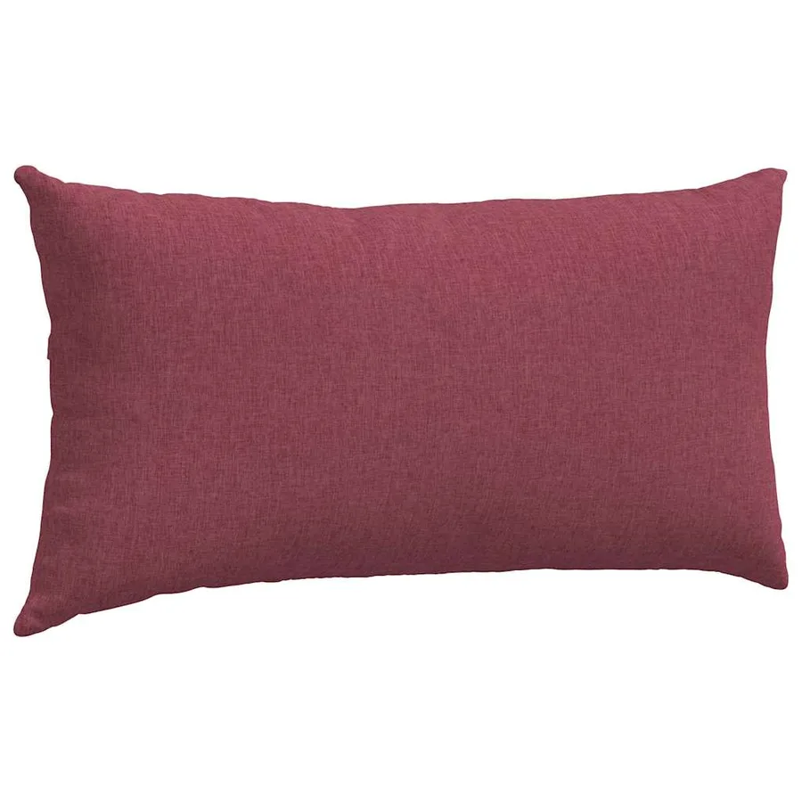 Coussins de canapé 2 pcs Bordeaux 80 x 40 cm tissu - 5