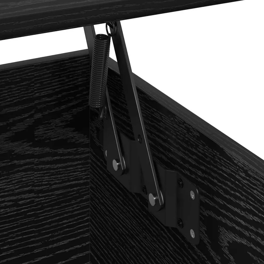 Table basse Chêne noir 90 x 44.5 x 45 cm Bois d'ingénierie - 9