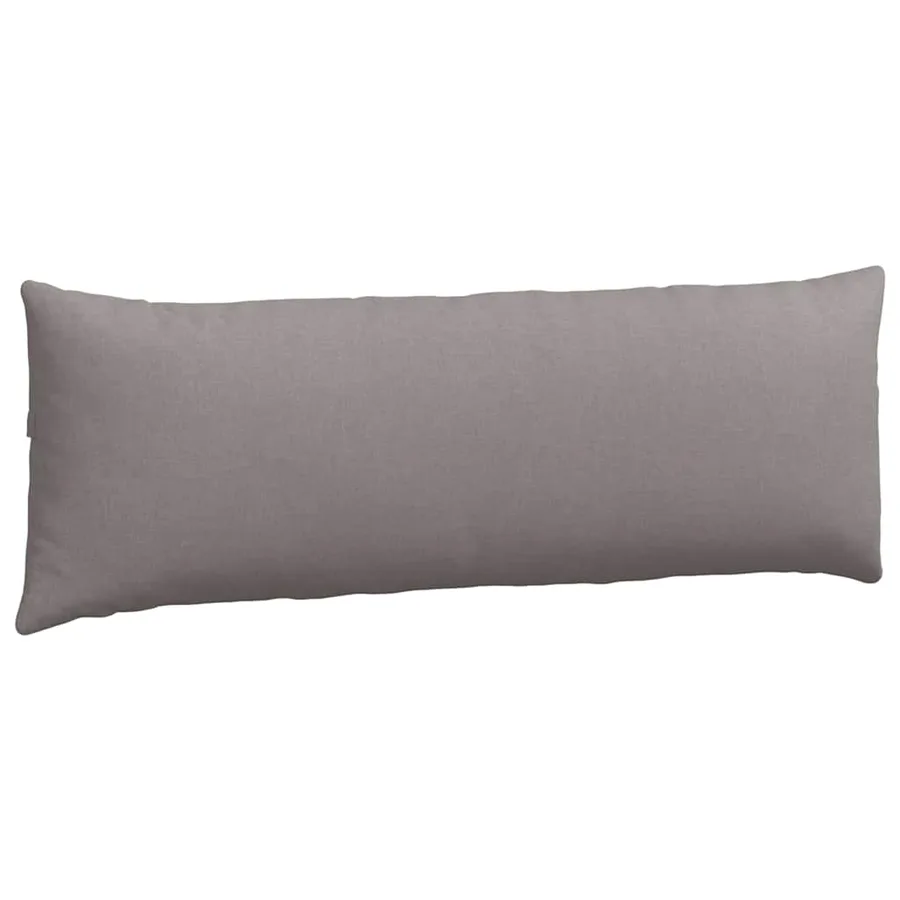 Coussins de canapé 2 pcs Taupe 120 x 40 cm tissu - 5