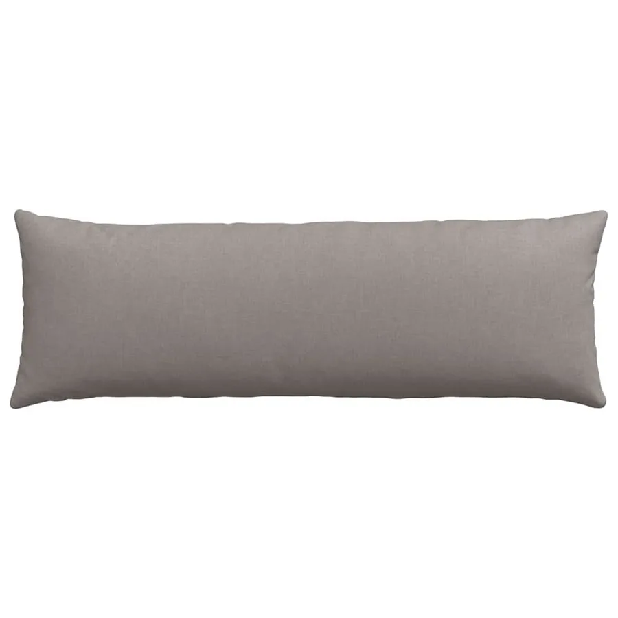 Coussins de canapé 2 pcs Taupe 120 x 40 cm tissu - 6