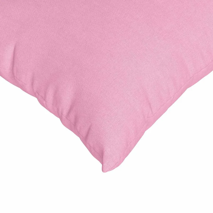 Coussins de canapé 2 pcs Rose 80 x 80 cm tissu - 7